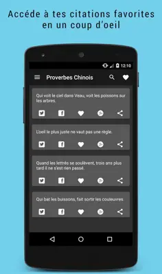 Meilleures Citations android App screenshot 2