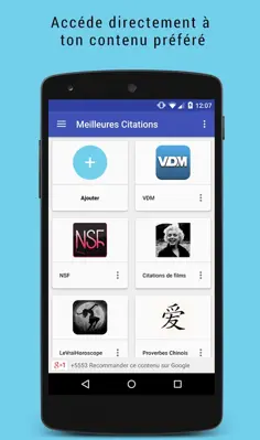 Meilleures Citations android App screenshot 6